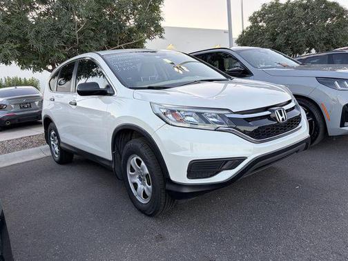 White Diamond Pearl 2015 Honda CR-V LX