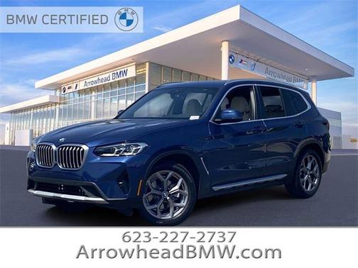 Phytonic Blue Metallic 2024 BMW X3 xDrive30i