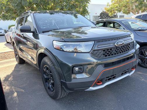 Forged Green Metallic 2021 Ford Explorer Timberline