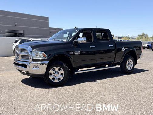 Brilliant Black Crystal Pearlcoat 2016 RAM 2500 Longhorn Truck