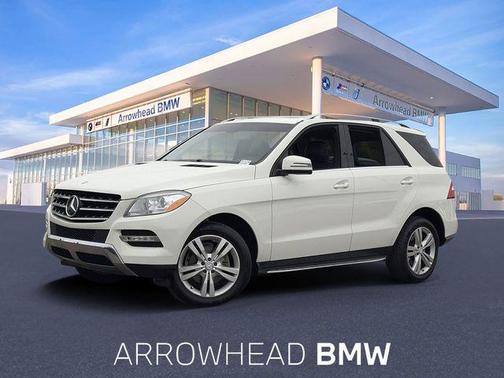 Arctic White 2013 Mercedes-Benz M-Class 4MATIC