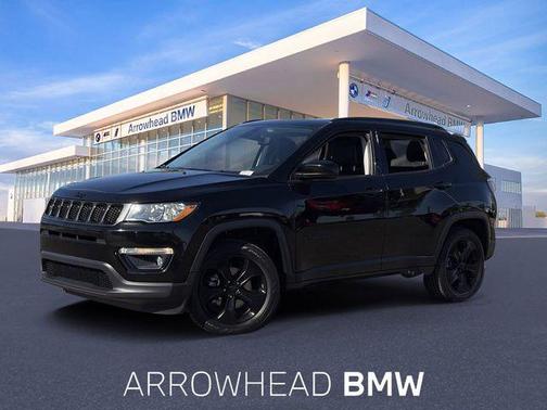 Diamond Black Crystal Pearlcoat 2019 Jeep Compass Latitude
