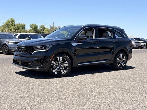 Aurora Black 2023 Kia Sorento Hybrid SX Prestige