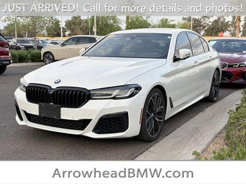 Alpine White 2021 BMW 540 540i