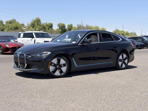 Black Sapphire Metallic 2023 BMW i4 Gran Coupe eDrive40