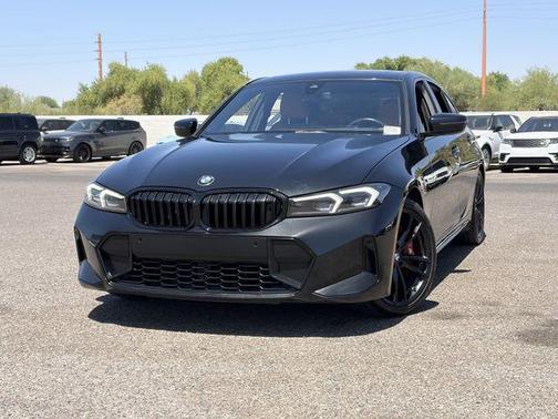 Black Sapphire Metallic 2024 BMW 330 330i Sedan