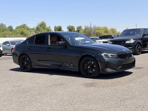 Black Sapphire Metallic 2024 BMW 330 330i Sedan