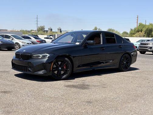 Black Sapphire Metallic 2024 BMW 330 330i Sedan