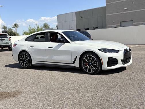 Mineral White Metallic 2023 BMW i4 Gran Coupe eDrive40