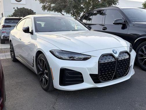 Mineral White Metallic 2023 BMW i4 Gran Coupe eDrive40