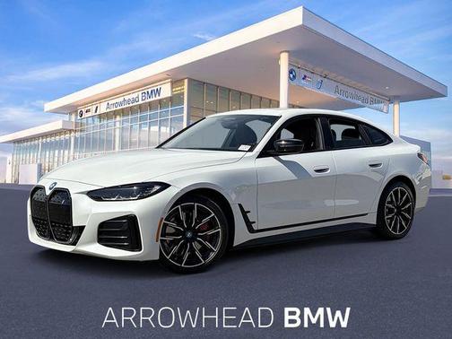 Mineral White Metallic 2023 BMW i4 Gran Coupe eDrive40