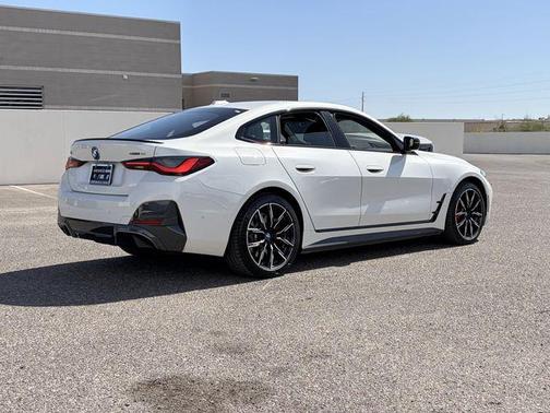 Mineral White Metallic 2023 BMW i4 Gran Coupe eDrive40