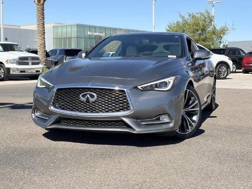 Graphite Shadow 2018 INFINITI Q60 3.0T LUXE