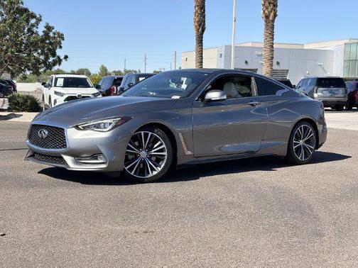 Graphite Shadow 2018 INFINITI Q60 3.0T LUXE