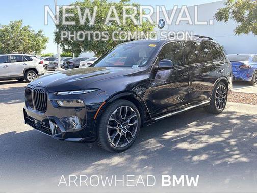 Carbon Black Metallic 2025 BMW X7 xDrive40i