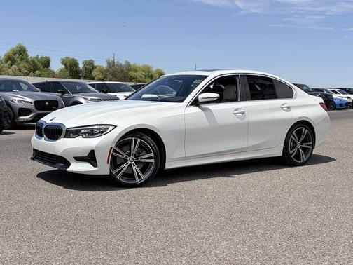 Mineral White Metallic 2020 BMW 330 330i