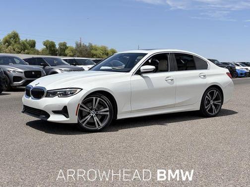 Mineral White Metallic 2020 BMW 330 330i