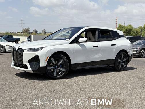 Mineral White Metallic 2024 BMW iX xDrive50