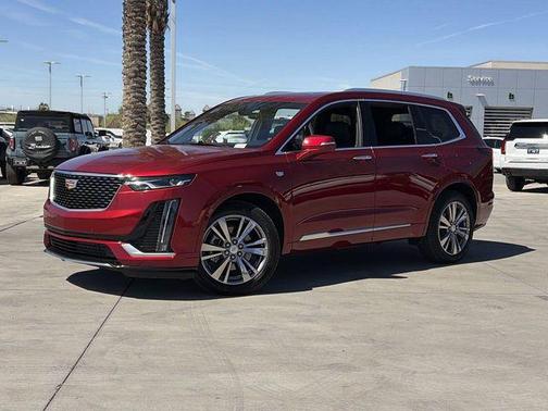 Radiant Red Tintcoat 2025 Cadillac XT6 Premium Luxury FWD