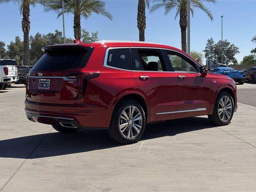 Radiant Red Tintcoat 2025 Cadillac XT6 Premium Luxury FWD