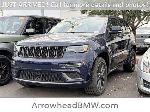 True Blue Pearlcoat 2018 Jeep Grand Cherokee High Altitude SUV
