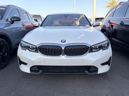 Mineral White Metallic 2020 BMW 330 330i