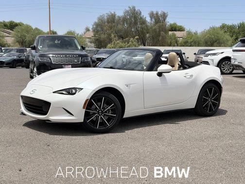 Snowflake White Pearl Mica 2024 Mazda MX-5 Miata Grand Touring