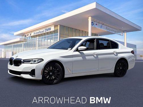 Alpine White 2021 BMW 540 540i