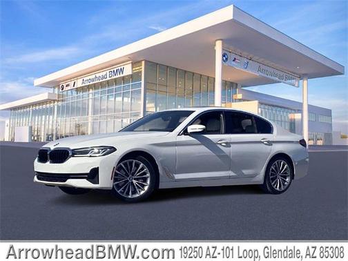 Alpine White 2021 BMW 540 540i