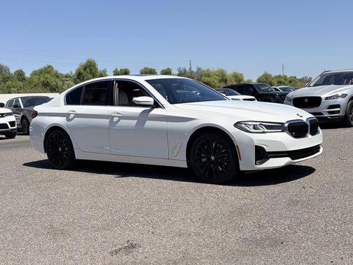 Alpine White 2021 BMW 540 540i