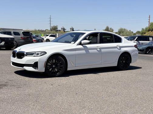 Alpine White 2021 BMW 540 540i