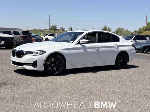 Alpine White 2021 BMW 540 540i