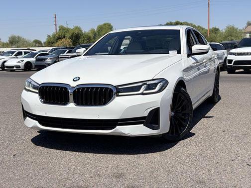Alpine White 2021 BMW 540 540i