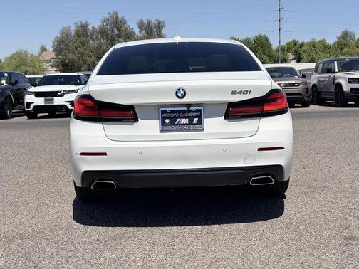 Alpine White 2021 BMW 540 540i