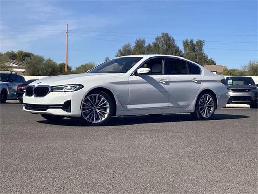 Alpine White 2021 BMW 540 540i