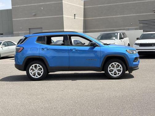 Hydro Blue Pearlcoat 2024 Jeep Compass Latitude