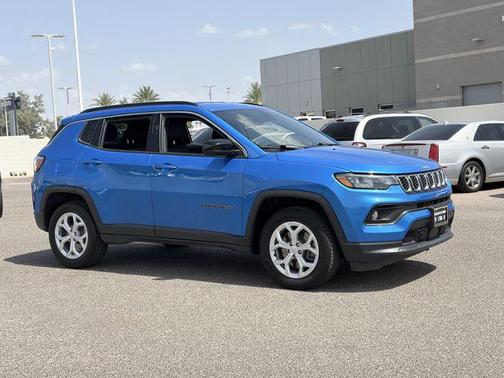 Hydro Blue Pearlcoat 2024 Jeep Compass Latitude
