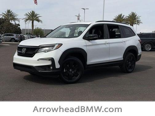 Platinum White Pearl 2022 Honda Pilot AWD TrailSport