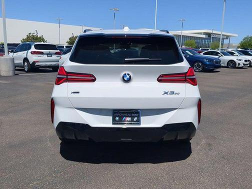 Alpine White 2025 BMW X3 30 xDrive