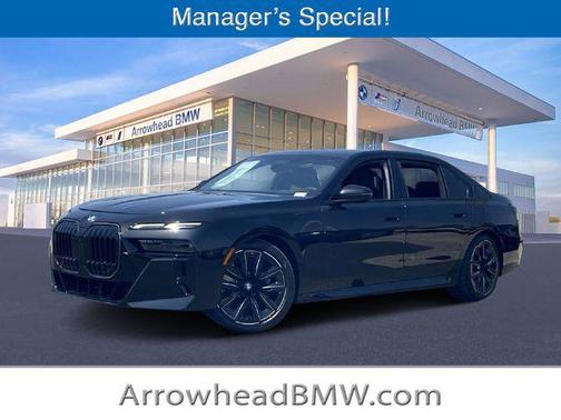 Black Sapphire Metallic 2025 BMW 760 xDrive Sedan