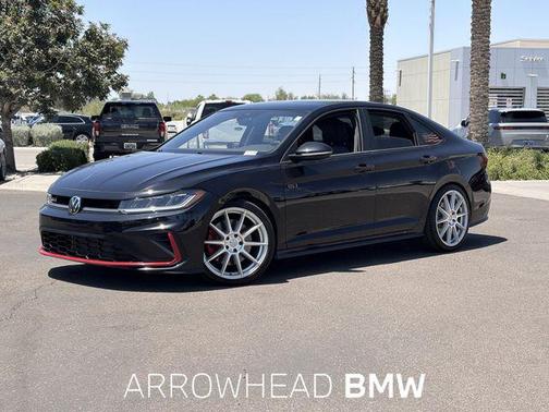 Deep Black Pearl 2025 Volkswagen Jetta GLI 2.0T Autobahn