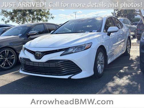 Super White 2019 Toyota Camry LE