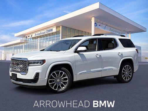 White Frost Tricoat 2023 GMC Acadia Denali