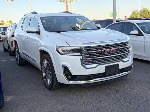 White Frost Tricoat 2023 GMC Acadia Denali