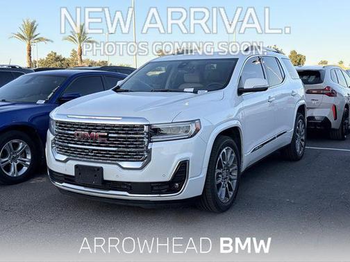 White Frost Tricoat 2023 GMC Acadia Denali