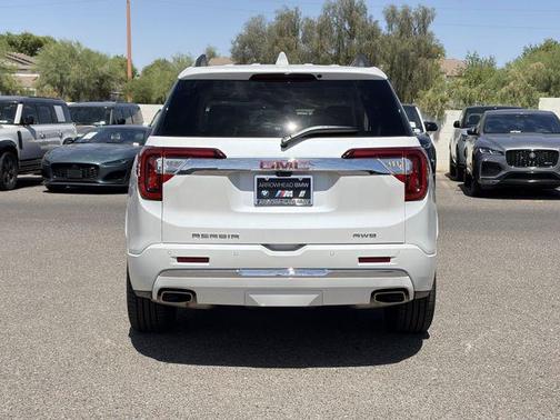 White Frost Tricoat 2023 GMC Acadia Denali
