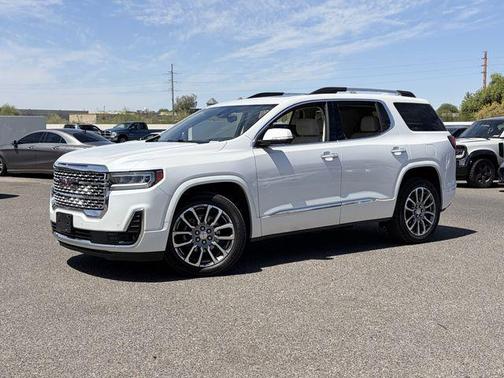 White Frost Tricoat 2023 GMC Acadia Denali