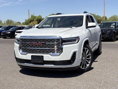 White Frost Tricoat 2023 GMC Acadia Denali