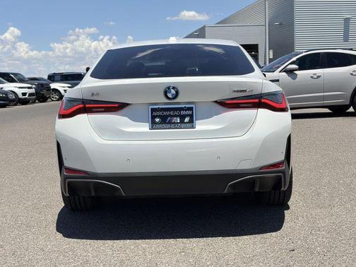 White Metallic 2023 BMW i4 Gran Coupe eDrive40