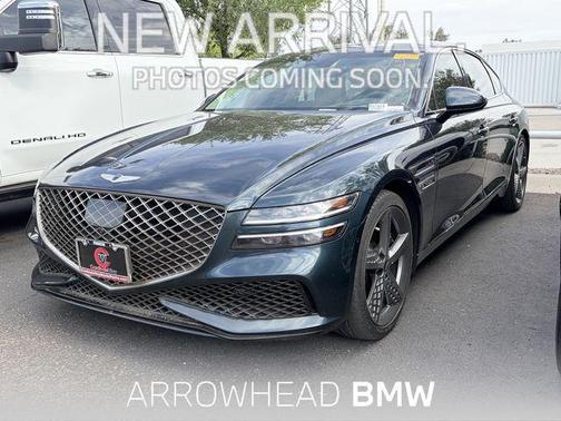 Tasman Blue 2023 Genesis G80 3.5T Sport AWD
